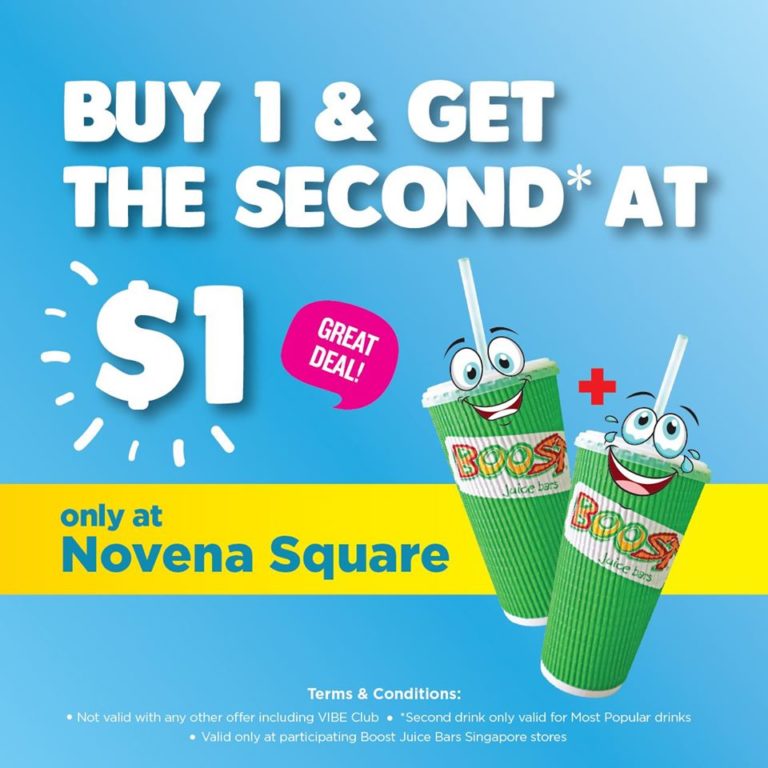 Boost Juice Bars SG 1for1 on 11 Feb 2020 Why Not Deals