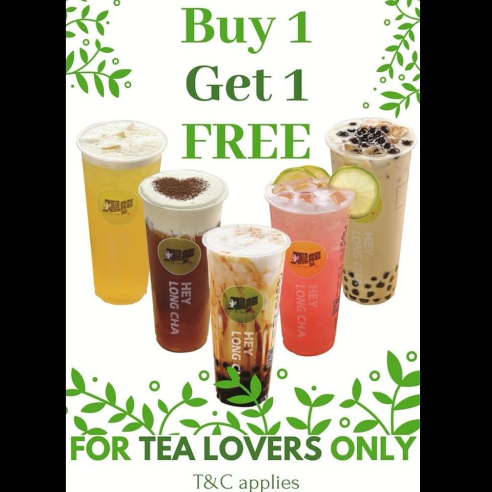 Hey Long Cha SG Buy 1 Get 1 FREE Promotion 24 Feb - 1 Mar 2020 | Why Not Deals