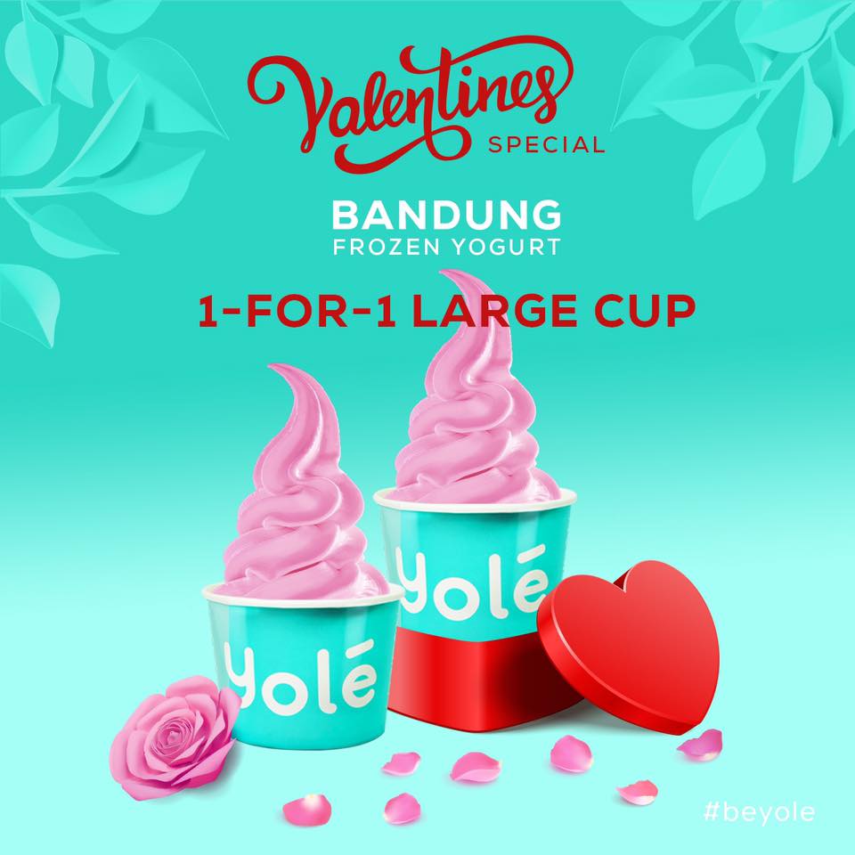 Yolé SG Valentine's Special 1-for-1 Large Bandung Cup on 6 Feb 2020 | Why Not Deals