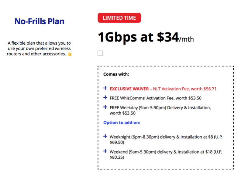 WhizComms’ 8-Day 1Gbps Broadband Deals, Available from Now to 31 March 2020 Only | Why Not Deals 1