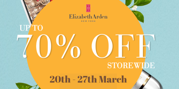 Elizabeth Arden: Up to 70% OFF on Lazada from now till 27th March