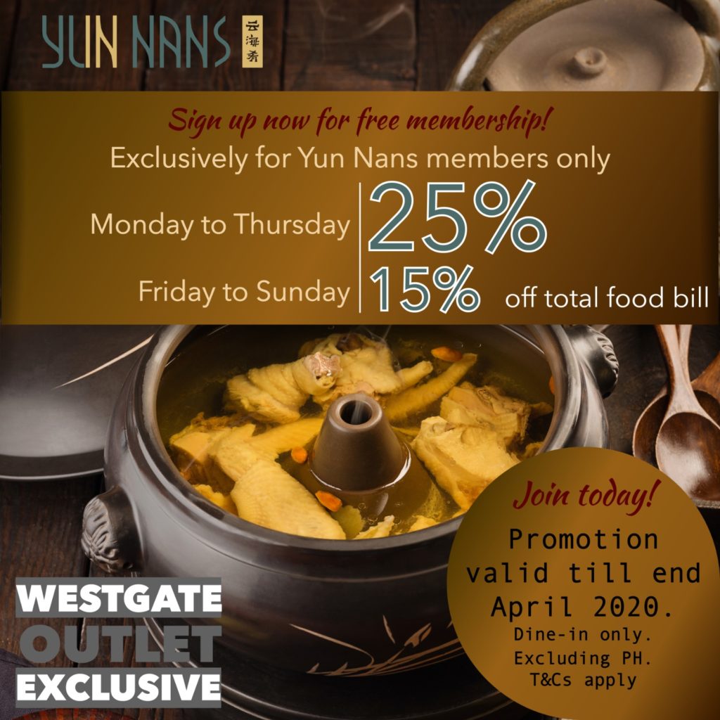 Yun Nans Member's Promotion | Why Not Deals