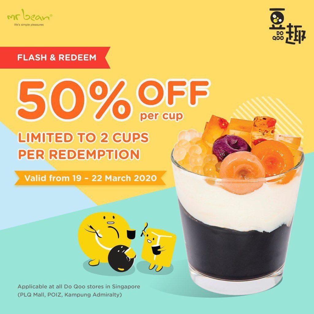Enjoy 50% OFF your dessert cup at Do Qoo | Why Not Deals 2