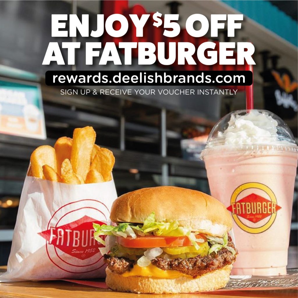 Enjoy $5 OFF at Fatburger Singapore | Why Not Deals