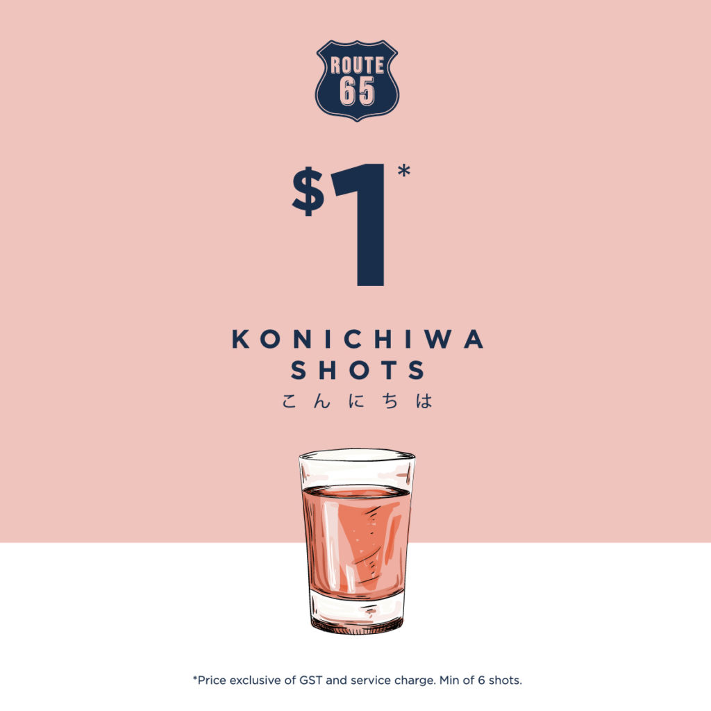 Enjoy attractive promotions such as 1-for-1 Mains at Route 65 Bar + Kitchen | Why Not Deals 3