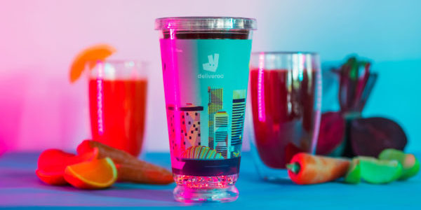Free Deliveroo light-up tumblers with select drinks at Cedele MBS, Da Paolo MBS