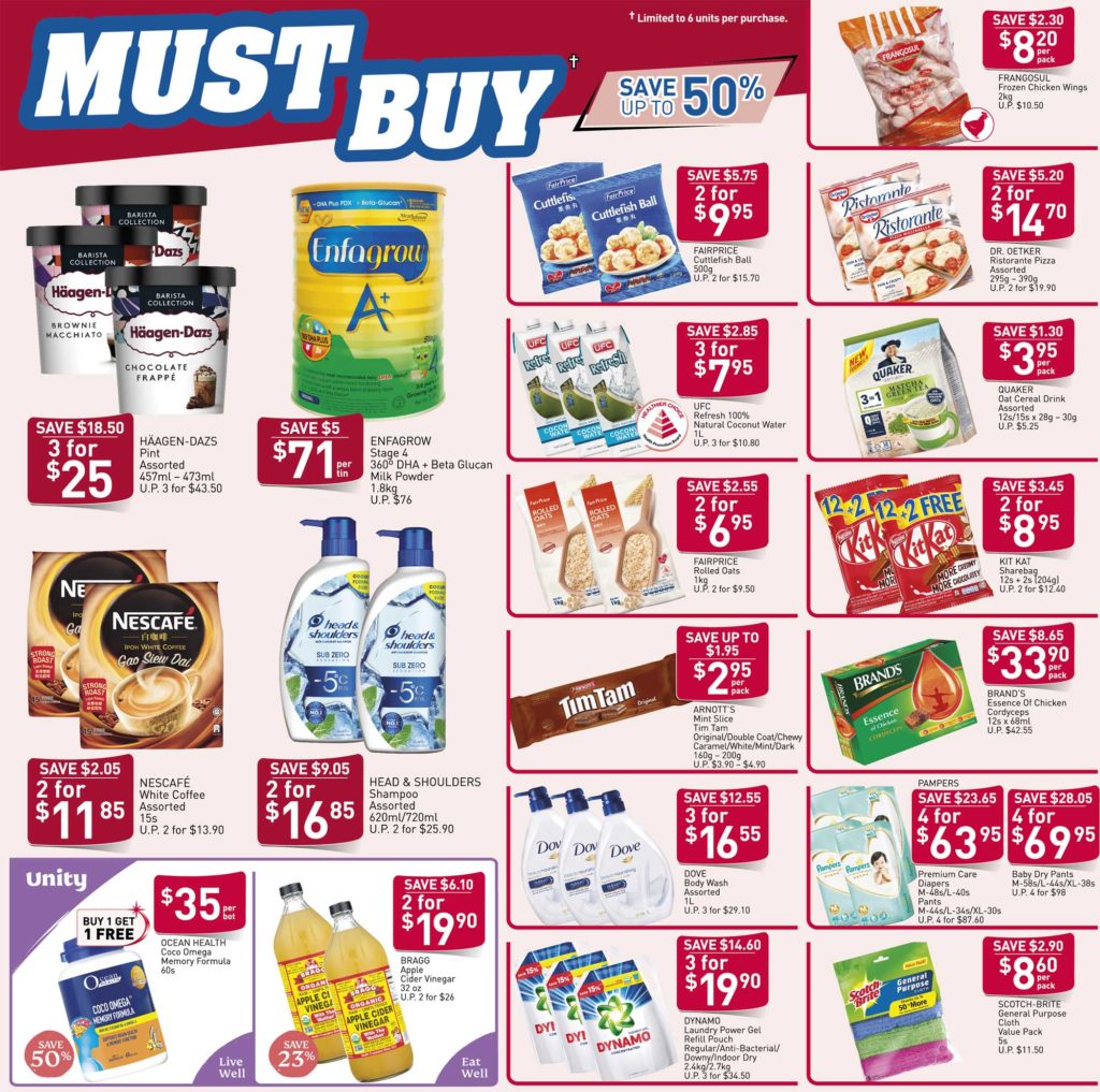 NTUC FairPrice SG Your Weekly Saver Promotion 26 Mar - 1 Apr 2020 | Why Not Deals