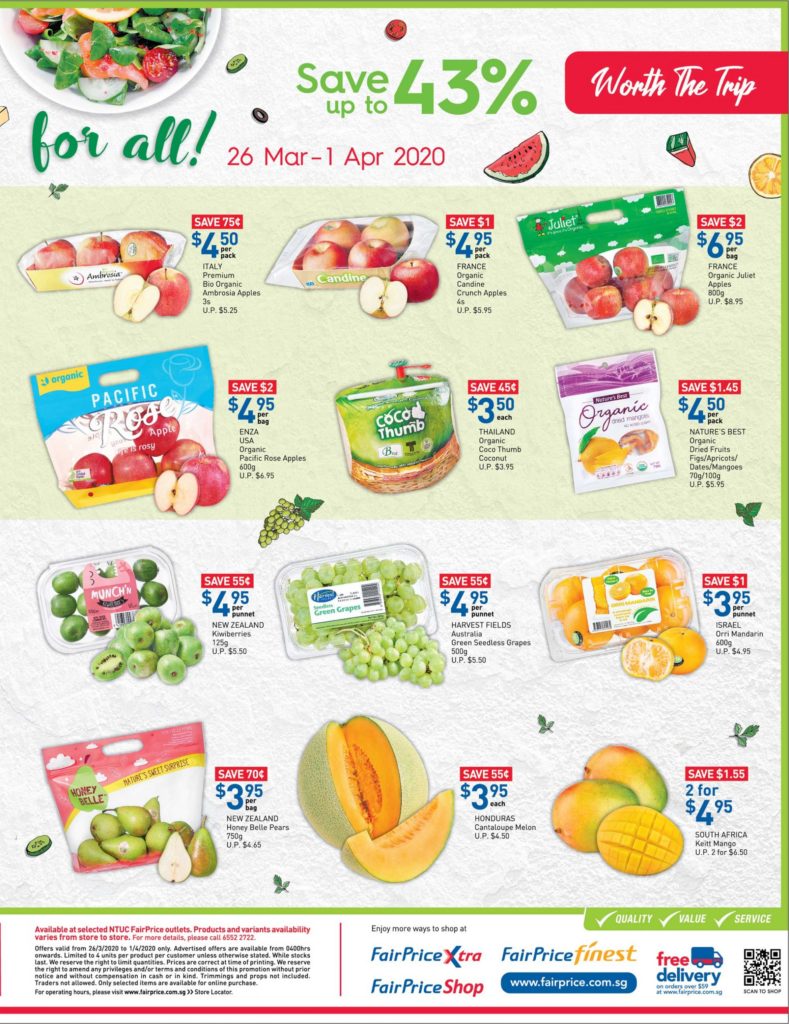 NTUC FairPrice SG Your Weekly Saver Promotion 26 Mar - 1 Apr 2020 | Why Not Deals 4