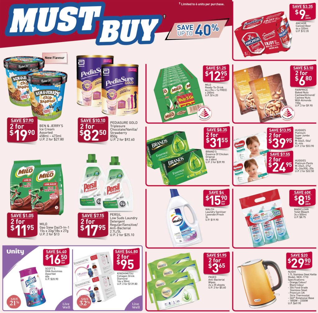 NTUC FairPrice Your Weekly Saver Promotion 19-25 Mar 2020 | Why Not Deals