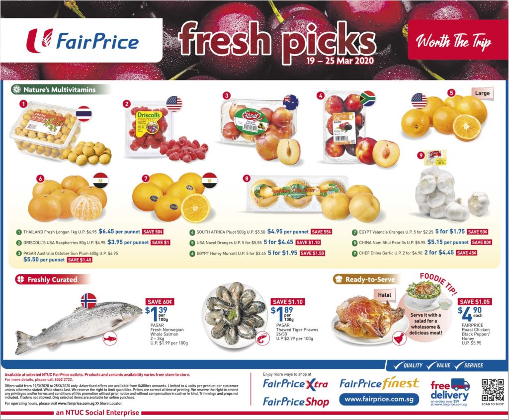 NTUC FairPrice Your Weekly Saver Promotion 19-25 Mar 2020 | Why Not Deals 5