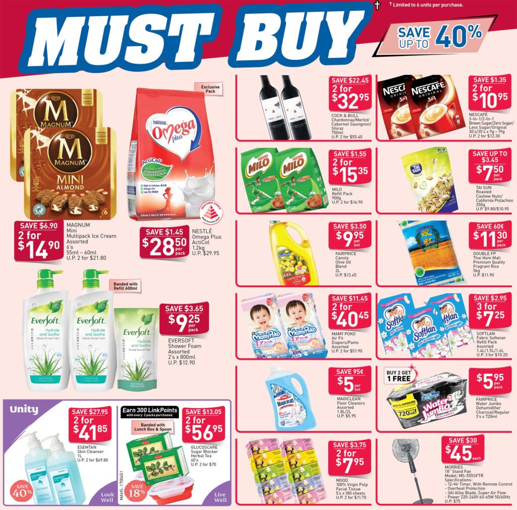 NTUC FairPrice Your Weekly Saver Promotions 5-11 Mar 2020 | Why Not Deals 1