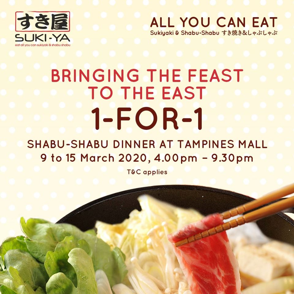 SUKI-YA SG 1-for-1 Shabu-Shabu Dinner at Tampines Mall | Why Not Deals 2