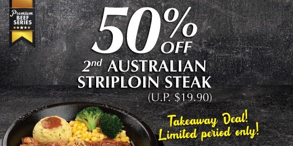 Attractive Deal: 50% OFF your second Australian Premium Steak