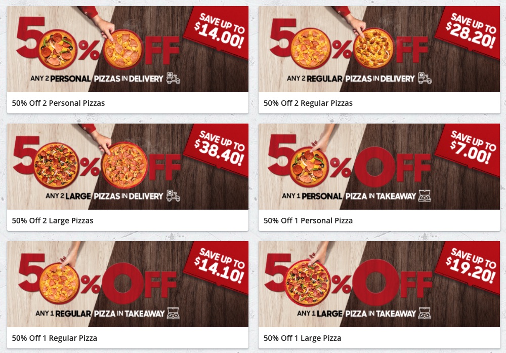 Pizza Hut SG 50% Off All Pizzas Promotion | Why Not Deals