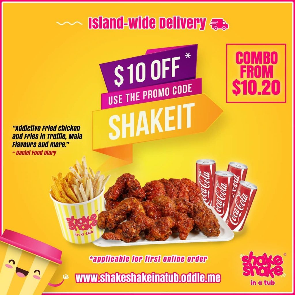 Shake Shake in a Tub $10 Off First Online Order | Why Not Deals