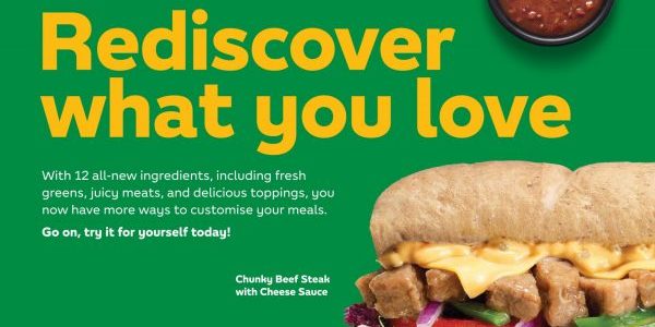 SUBWAY LAUNCHES NEW MENU WITH MORE FLAVOURS AND INGREDIENTS THAN EVER BEFORE
