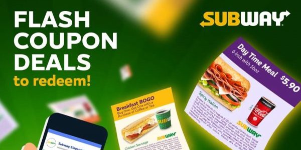 Subway Singapore Takeaway Promotions