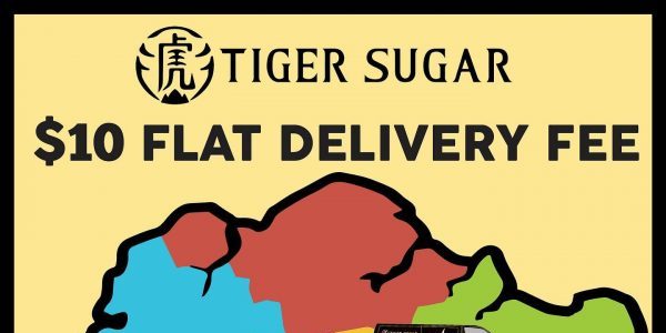 Tiger Sugar Singapore ISLANDWIDE $10 Flat Delivery Fee