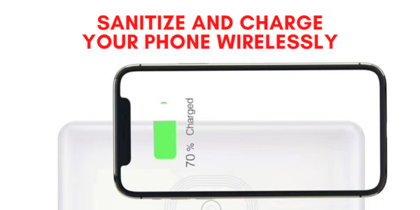 This Device Helps Sanitize & Wirelessly Charge Your Phone