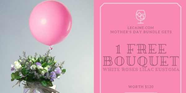 Mother’s Day Free Bouquet Delivery with Purchase of $188 Jewellery Gift Voucher