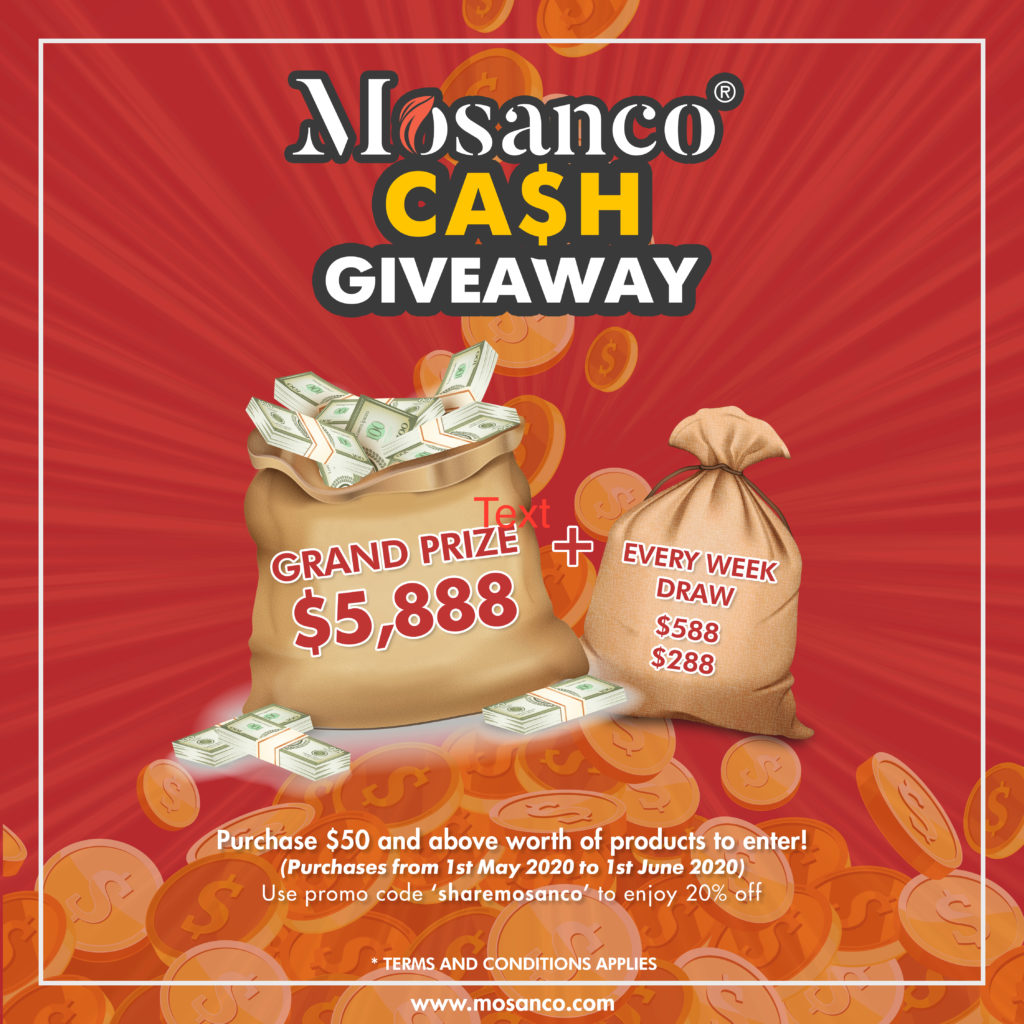Mosanco Promotion and cash Giveaway | Why Not Deals