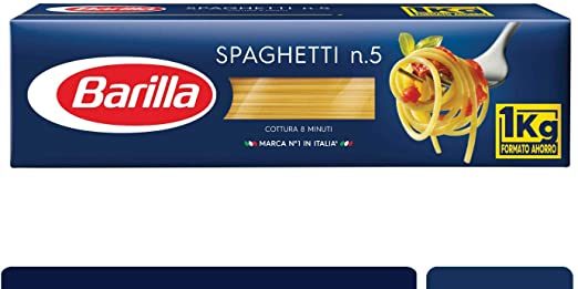 Barilla Spaghetti No 5 1Kg is Available. Get it while stocks last!