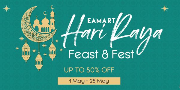EAMART Singapore Up to 50% Off Hari Raya Promotion 1-25 May 2020