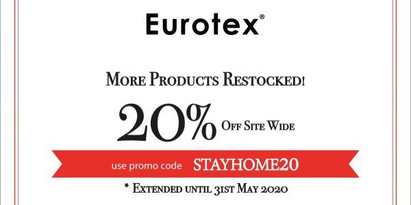 Eurotex Singapore 20% Off Site Wide Promotion