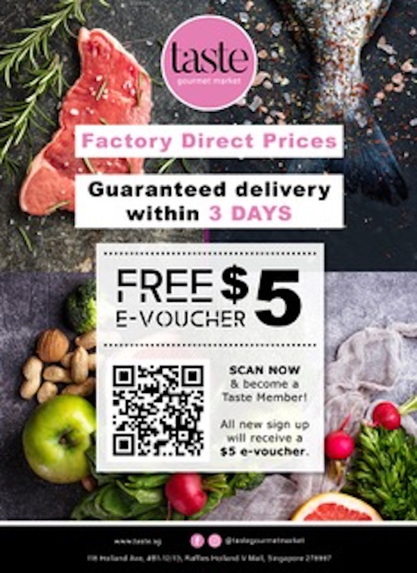 [HOT PROMOTION] Get $5 CASH Grocery Voucher When You Register as a Taste Member | Why Not Deals