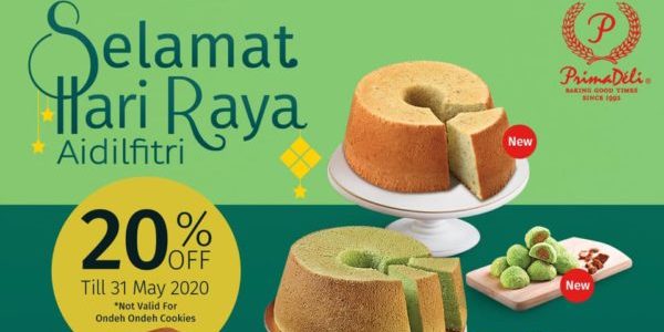 PrimaDeli Singapore 20% Off Hari Raya Goodies Promotion