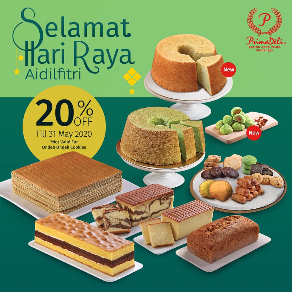 PrimaDeli Singapore 20% Off Hari Raya Goodies Promotion | Why Not Deals