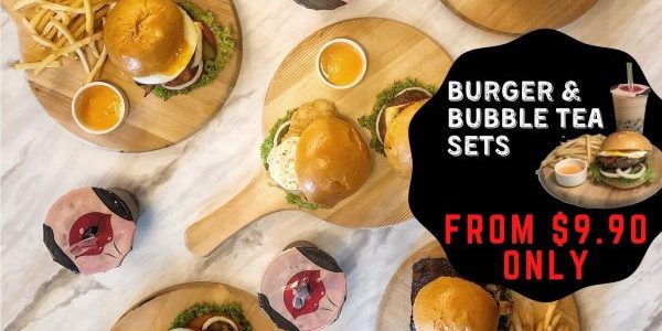 Route 65 presents to you THE BURGER BOBA COMBO!