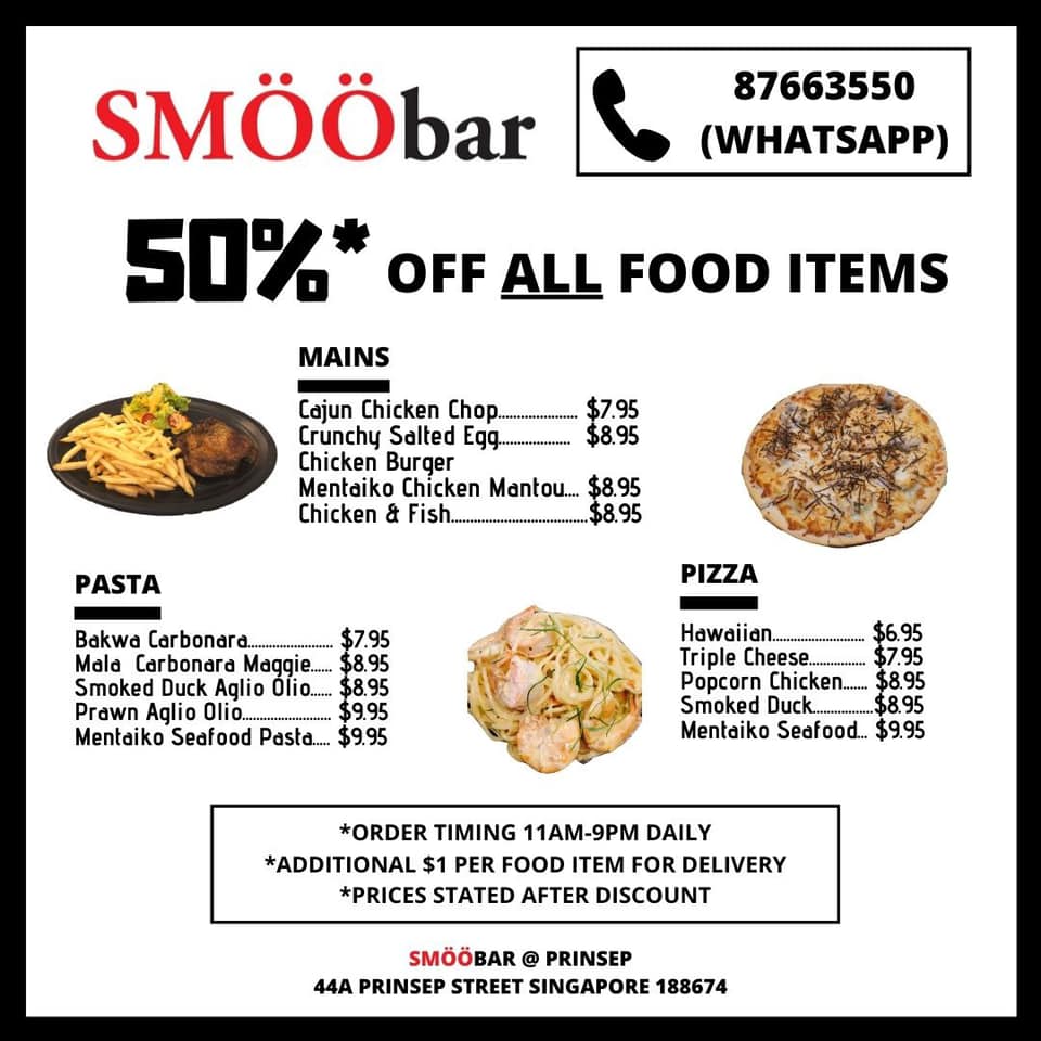 SMÖÖbar SG 50% Off ALL Food Items Promotion | Why Not Deals 2