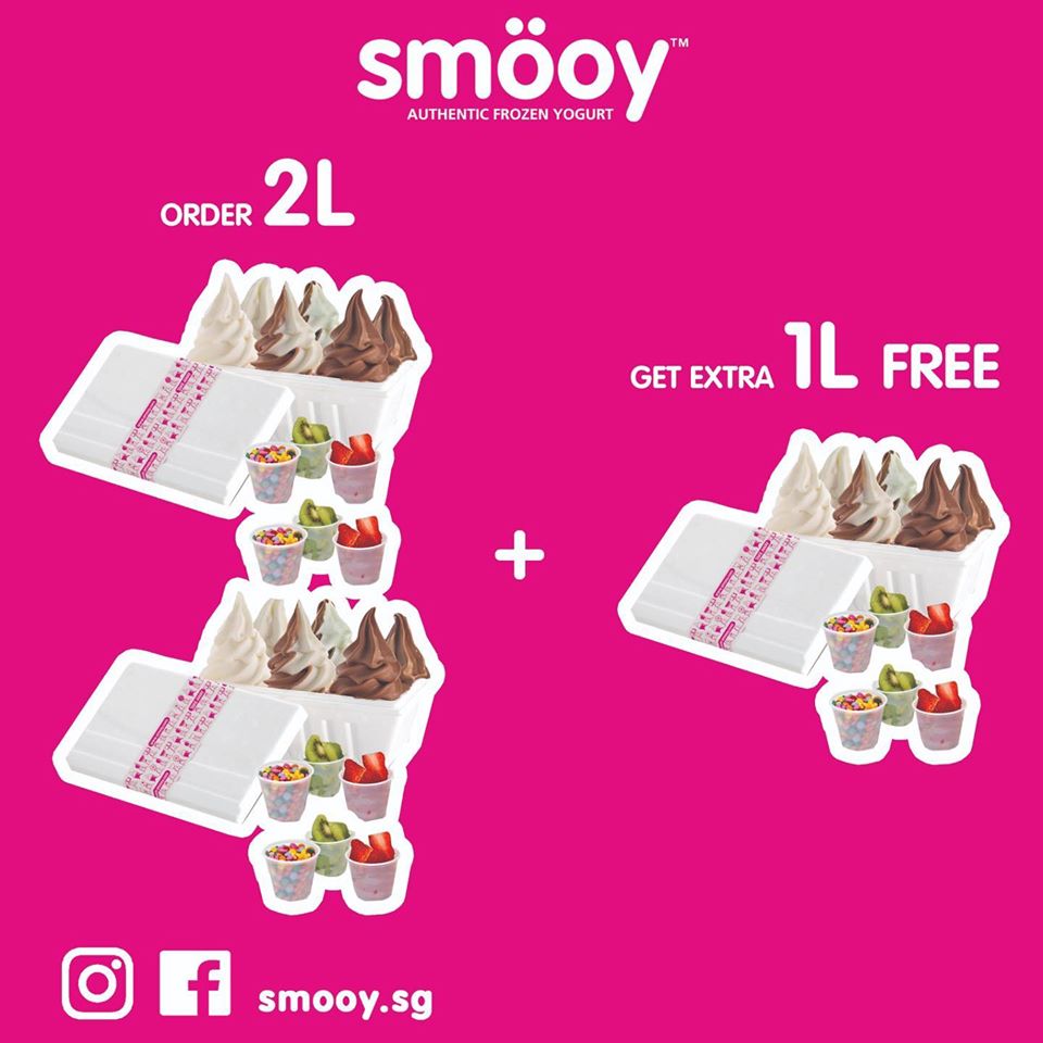 Smöoy Singapore Order 2L & Get 1L FREE Promotion | Why Not Deals