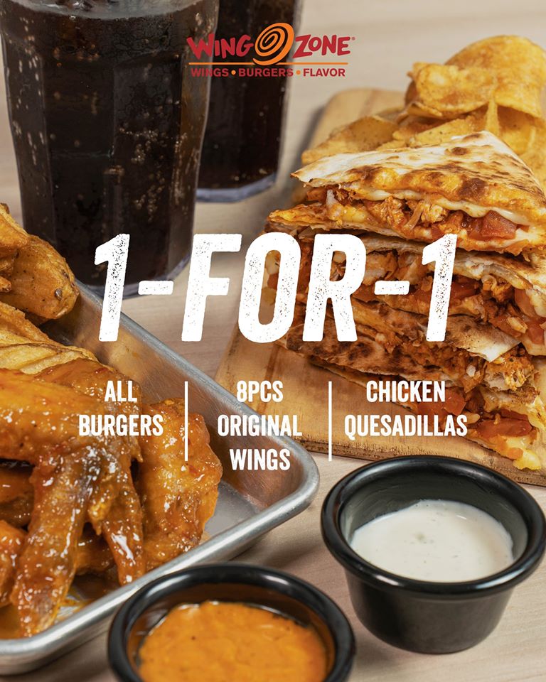 Wing Zone Singapore is having a 1-for-1 Promotion ending 31 May 2020 | Why Not Deals