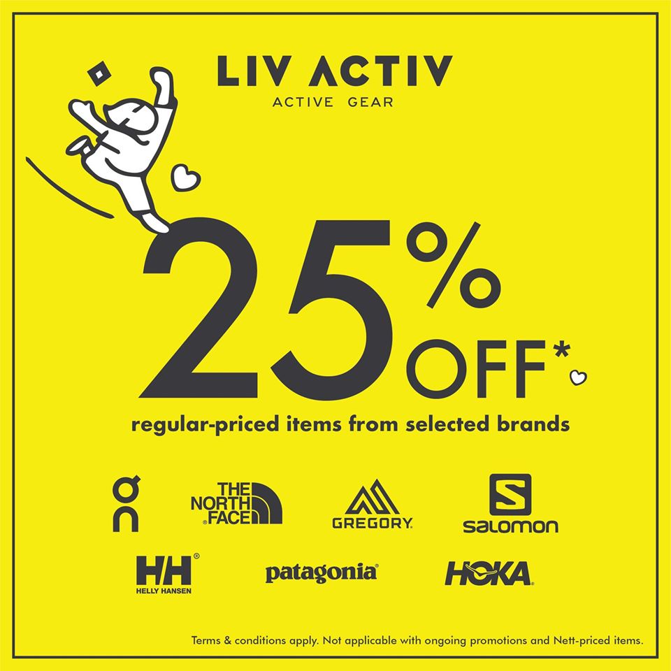LIV ACTIV Singapore Welcome Back Sale Up to 50% Off Promotion ends 30 Jun 2020 | Why Not Deals 1