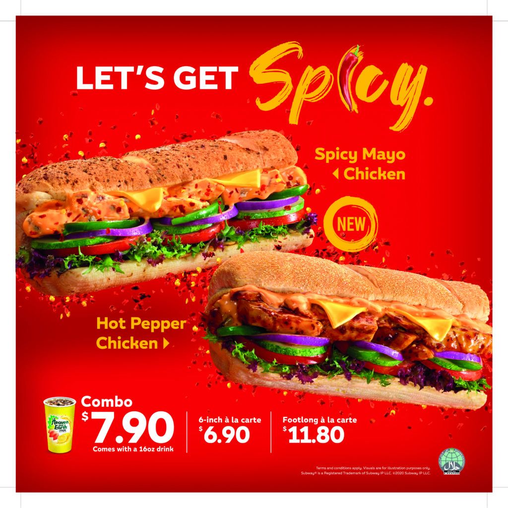 SUBWAY® CRANKS UP THE HEAT WITH NEW HOT & SPICY CHICKEN SUBS | Why Not Deals