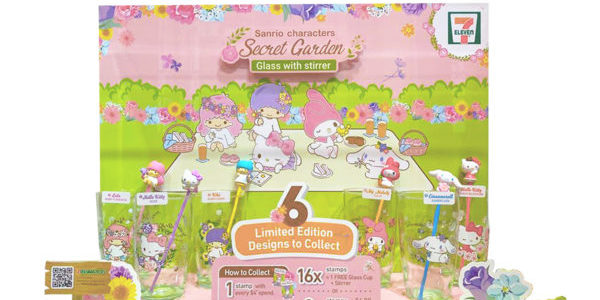Sanrio Secret Garden Collectibles Arrive at 7-Eleven