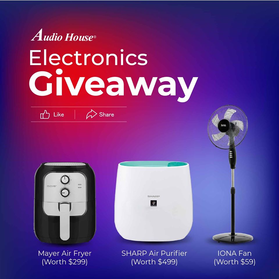 [Audio House #LNS Giveaway] Stand A Chance to Bring Home an Air Purifier, Air Fryer or Stand Fan! | Why Not Deals 1