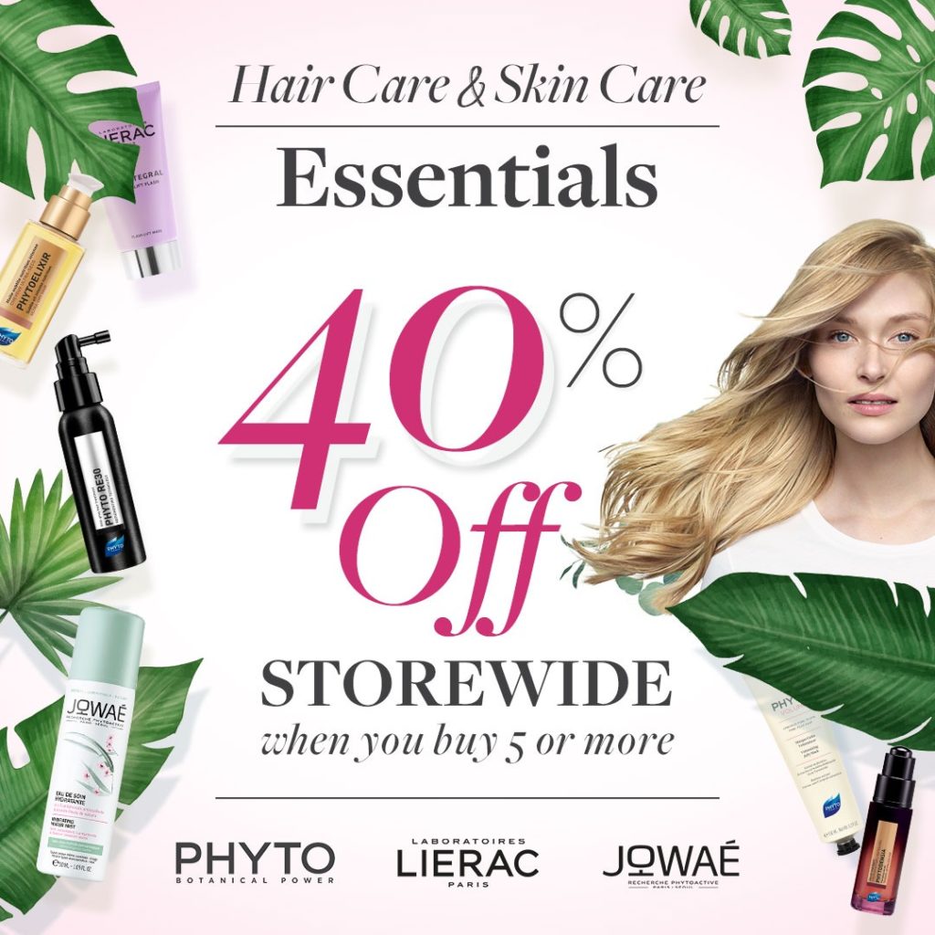 Enjoy 40% Off Storewide On Phyto, Lierac and Jowae Items! | Why Not Deals