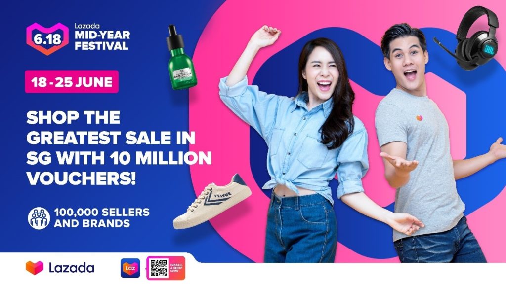 Shop till You Drop at Lazada's Mid-Year Festival from 18 to 25 June! | Why Not Deals
