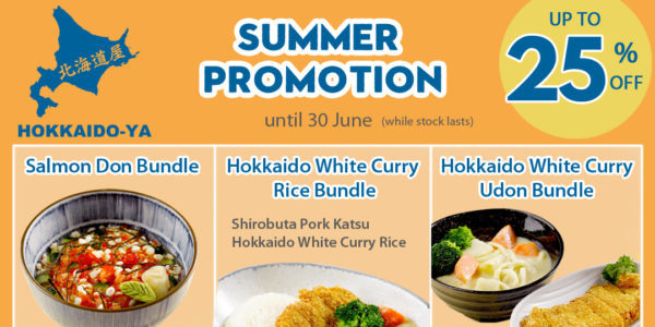 Summer Promotion: Enjoy Up to 25% Off Hokkaido-ya’s Bundle Meals!