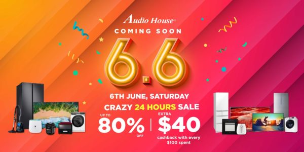 Audio House 6.6 Crazy 24 Hrs Storewide Sale