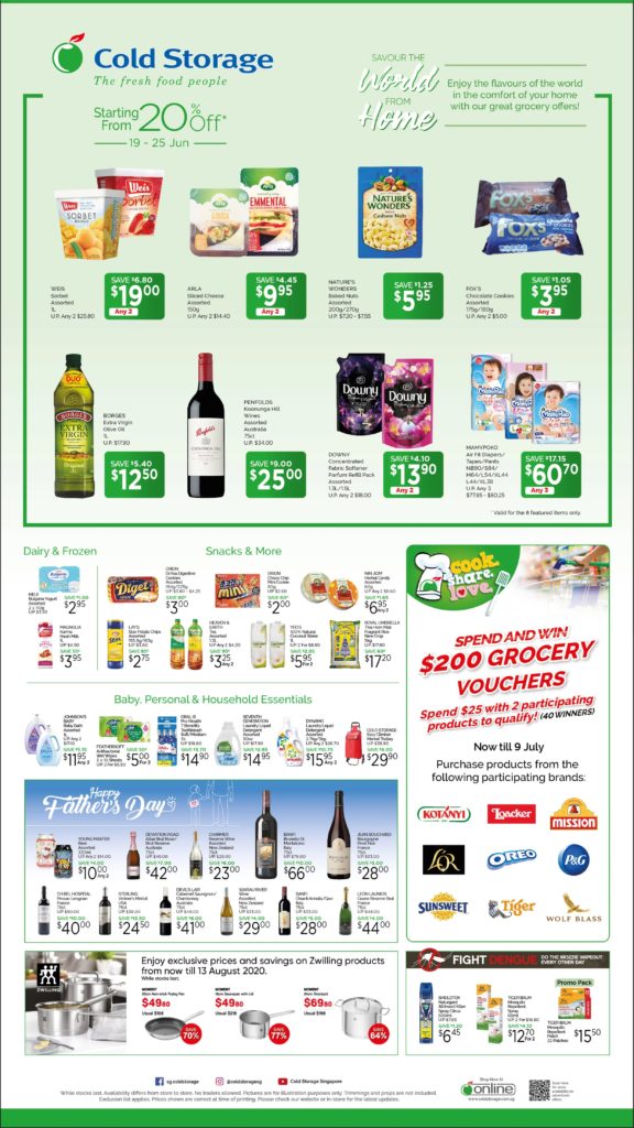 Cold Storage Singapore Grocery Weekly Promotions 19-25 Jun 2020 | Why Not Deals