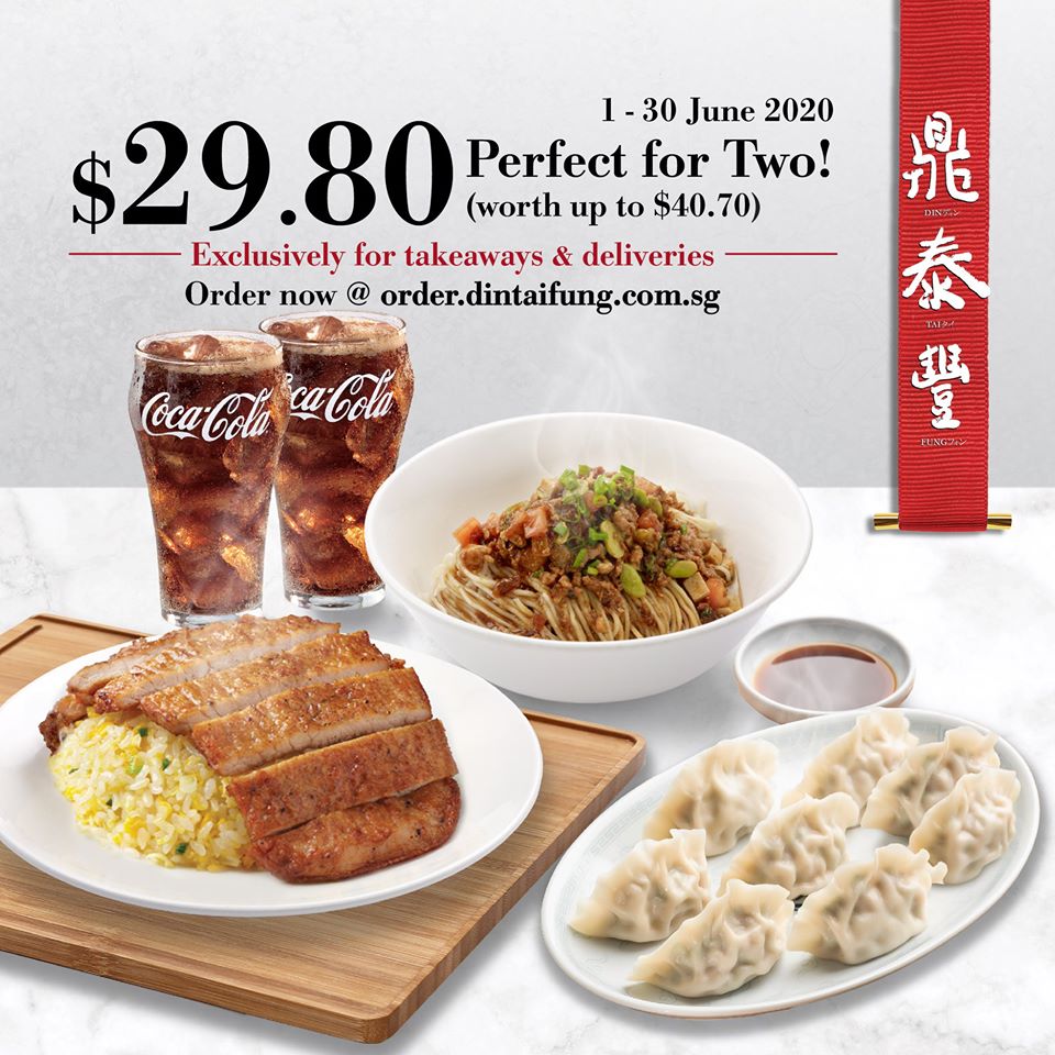 Din Tai Fung SG All-Favourite $29.80 Sets Promotion 1-30 Jun 2020 | Why Not Deals 1
