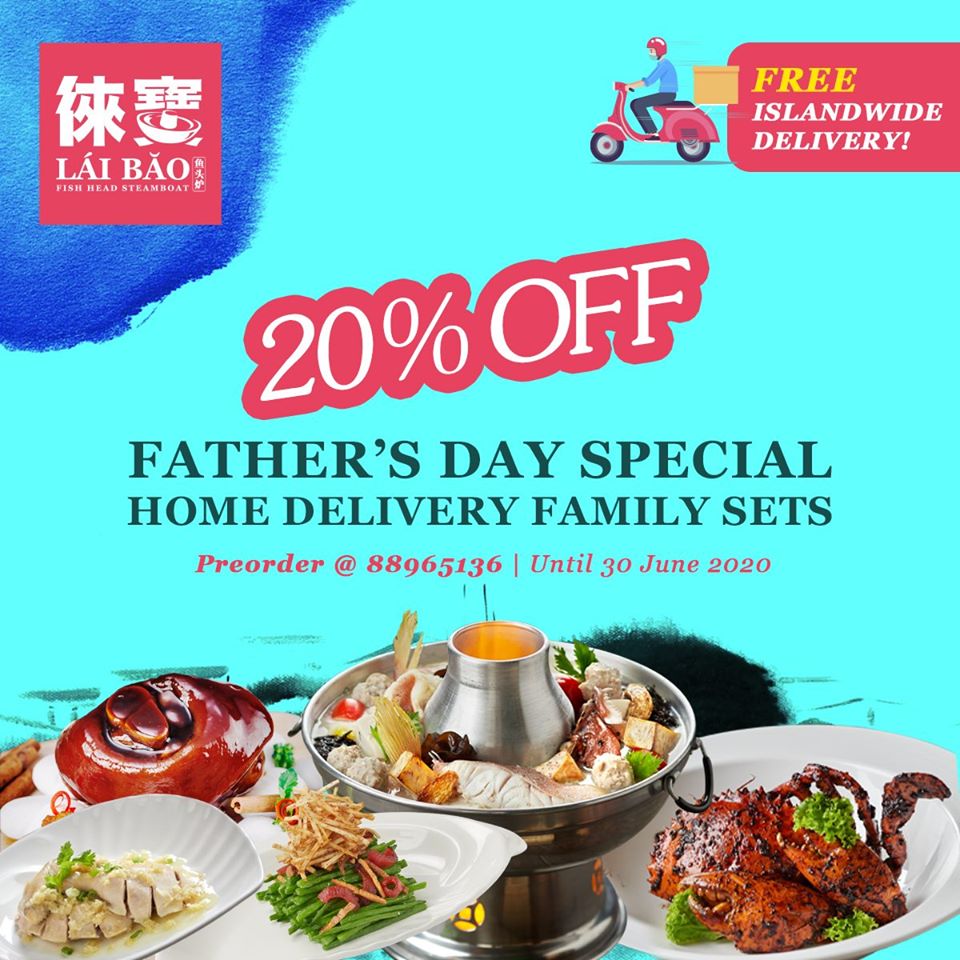 Lai Bao fish head steamboat 徠寶鱼头炉 20% Off Father's Day Sets Promotion | Why Not Deals
