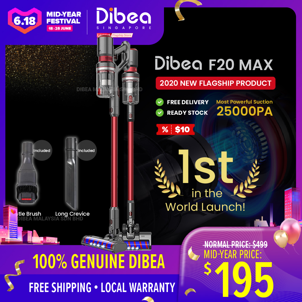Lazada Singapore Mid-Year Sale Dibea Cordless Vacuum Up to 60% Off Promotion | Why Not Deals 1