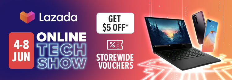 Lazada Singapore Online Tech Show Up to 80% Off Promotion 4-8 Jun 2020 | Why Not Deals