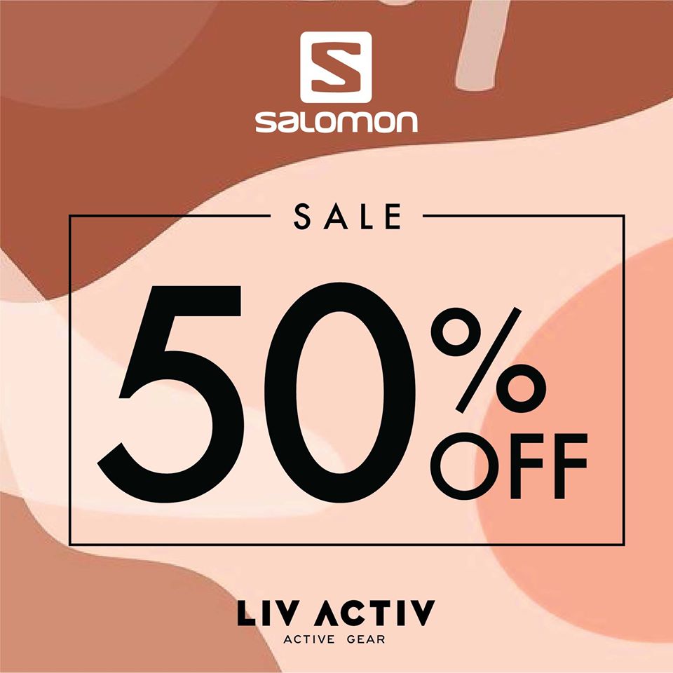 LIV ACTIV Singapore Facebook Online Exclusive 50% Off Salomon Products | Why Not Deals