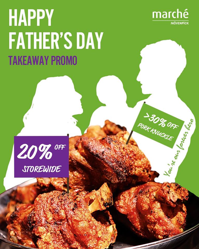 Marché Mövenpick Singapore 20% Off Storewide Father's Day Promotion | Why Not Deals